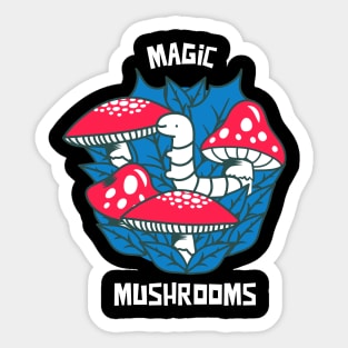 Magic Mushrooms / Magic Roots / Psychedelic Sticker